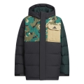 adidas Winter Down Jacket Allover Print Block Green Kids